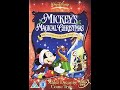 Opening To Mickey S Magical Christmas Snowed In At The House Of Mouse UK DVD 2002