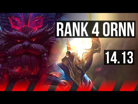 ORNN vs PANTHEON (TOP) | Rank 4 Ornn, 1400+ games, 3/3/12 | EUW Challenger | 14.13