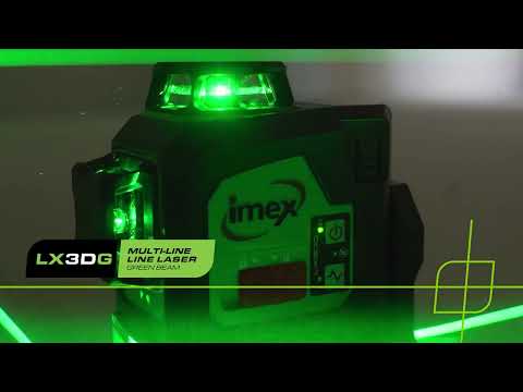 iMEX LX3DG Multi line laser level