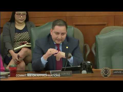 House Appropriations - HB 1: Rep. Philip Cortez - February 6, 2019