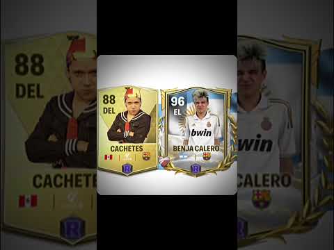 Benja calero vs cachetes #futbol #cartas #fcmobile25