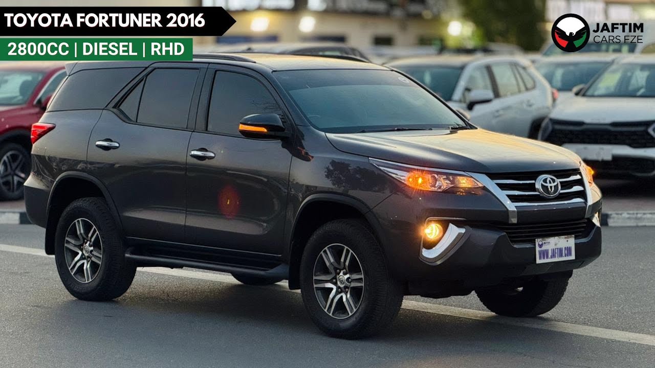 Toyota Fortuner 2016 | RHD | 2.8L DIESEL ENGINE | AUTOMATIC TRANSMISSION | 4 X 4 | PREMIUM BROWN INTERIOR | PUSH STA video