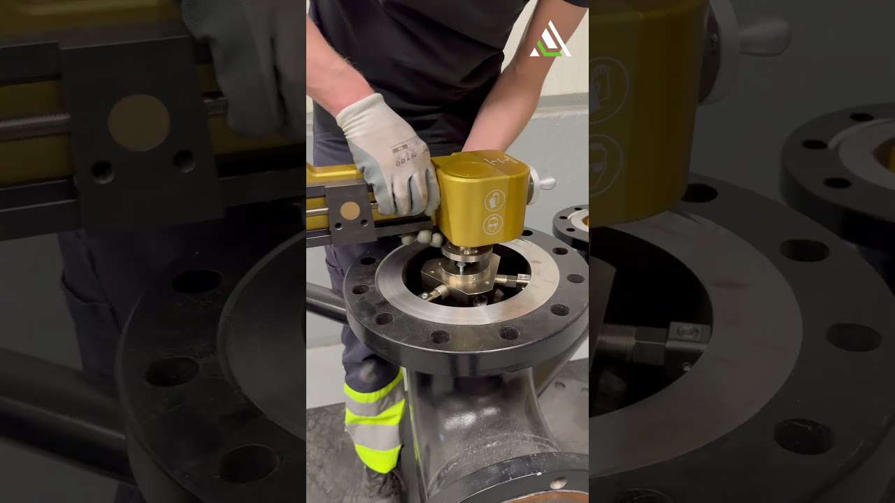 Demo video - MiniFacer EVO #flangefacing