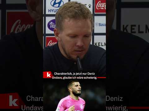 “Nur Deniz Undavs wäre schwierig” - Nagelsmann flachst über Doppelpacker #shorts