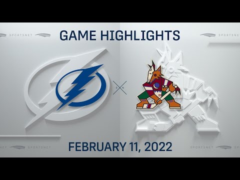 NHL Highlights | Lightning vs. Coyotes - Feb. 11, 2022