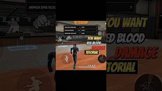 Checkout 🔥 Red colour damage ✅ tutorial 🇧🇷💀 #freefire #shortsfeed #viral