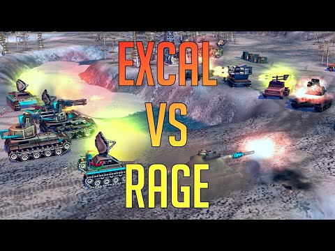 ExCaL (stealth) vs RaGe (tank) | Crazy Almost Stale-Mate Situation | Generals Zero Hour