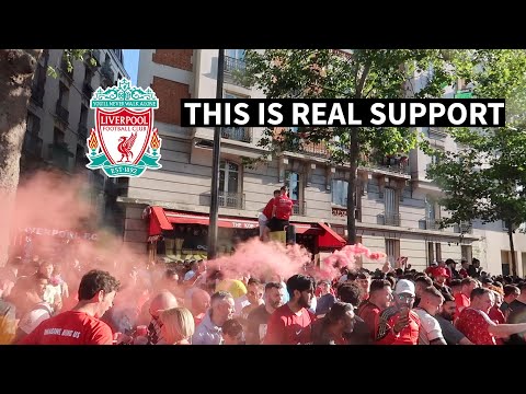 Liverpool Fans Paint Paris Red - 1 Day until the Champions League Final in Paris
