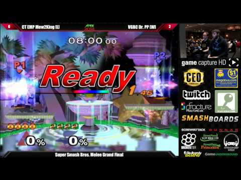 Apex 2014 - CT EMP Mew2King vs VGBC Dr. PeePee - Grand Finals - SSBM