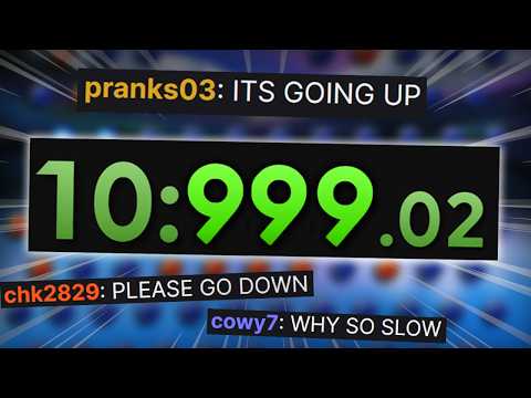 Stream ends in 10 minutes, but the timer goes backwards