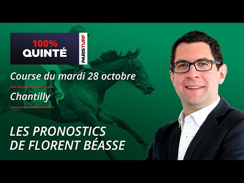 Pronostics Quinté PMU - 100% Quinté du Mardi 28 octobre à Chantilly