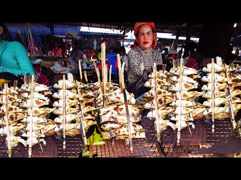 Oudong Hillside Tourist Heaven For Street Food Hunt, Massive Street Food Tour