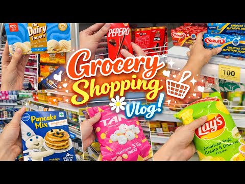 Relaxing ASMR Grocery Haul 🛒 | Fluffy Pancakes & Pineapple Juice Morning 🍍
