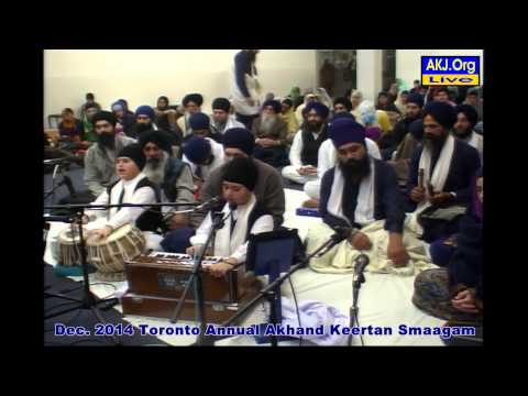 021 Toronto Dec. 2014 Smaagam - Tuesday Evening Keertan - Bh. HarJee Singh Jee