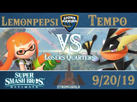 Stronghold #2 - Lemonpepsi (Inkling) vs Tempo (Greninja) - Smash Ultimate Losers Quarters