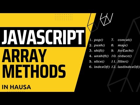 Javascript Array Methods In Hausa