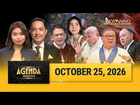 Agenda Weekend | October 25, 2026