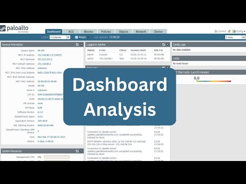 PaloAlto Firewall Dashboard Analysis Complete Beginner Guide in Hindi
