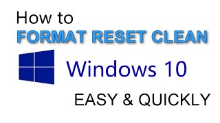 How to FORMAT YOUR PC WITHOUT SOFTWARE👉Reset your Windows 10 and make it like New AGAIN