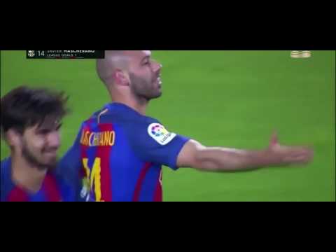 Mascherano First Goal for Fc Barcelona - Reaction