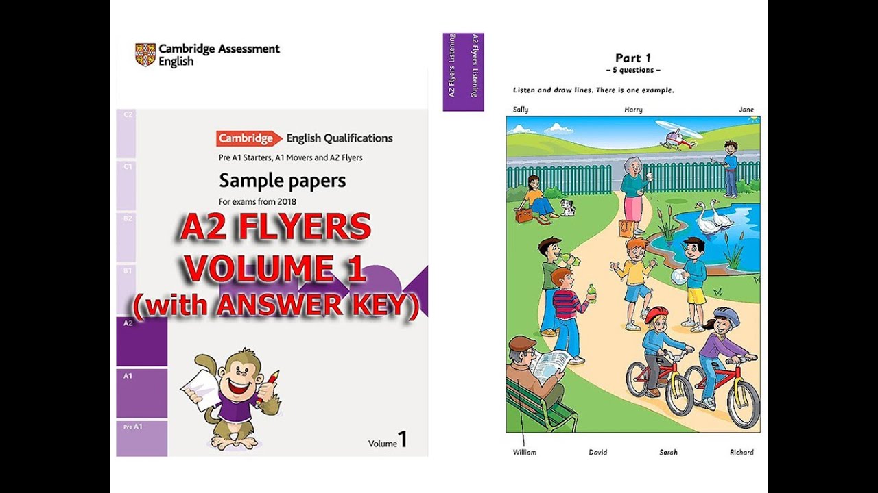 Flyers SAMPLE TESTS Volume 1 - Listening Test 1 | Lớp Học Thầy Mol