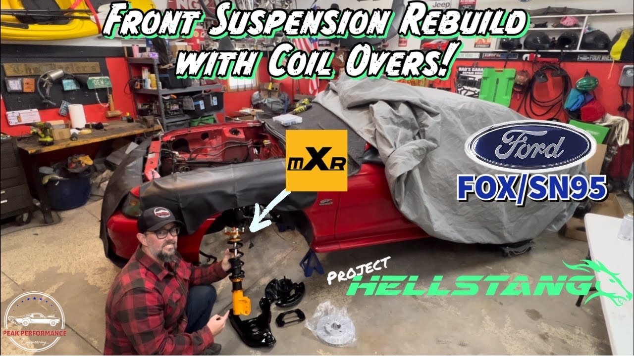 Front end overhaul! $224 Maxpeedingrods Coilovers for my SN95 Project HellStang!