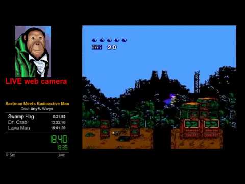 Bartman Meets Radioactive Man NES Speedrun WR (17:16)