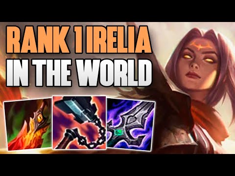 RANK 1 IRELIA IN THE WORLD CARRYING HIGH CHALLENGER! | CHALLENGER IRELIA TOP GAMEPLAY | S12