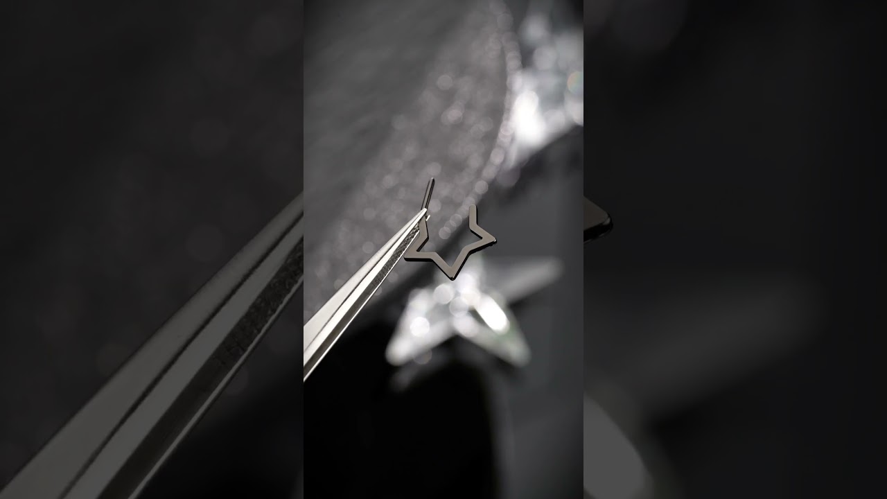 Stylish Titanium Star Septum Ring #septumring #starseptumring