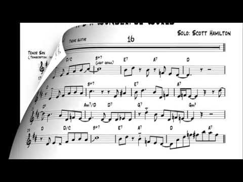 Scott Hamilton plays : It's A Wonderful World (Solo Transcription)