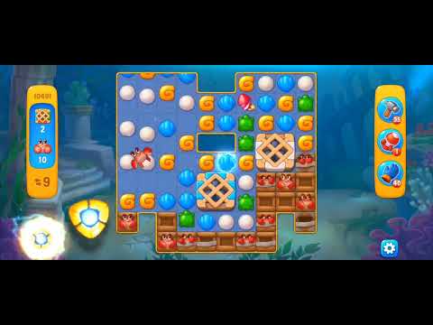 Fishdom Easy Level 10491 (with ingame lightning and firecracker boosters) @choraelmin