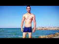 Beach Boy FLEXING MUSCLES at POOL and HOTEL