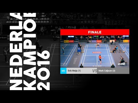 Erik Meijs vs Mark Caljouw (ME, FINALE) - NK Badminton 2016