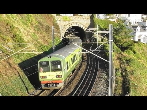 Irish Rail 8300 and 8500 Class Dart Trains - Vico Road, Dublin