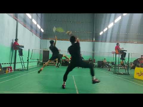 Badminton Men's Double Amatur HOO Tournament - Afiq Syazwan / Iszwan Azhar Vs Hakem / Nadzmi Nordin