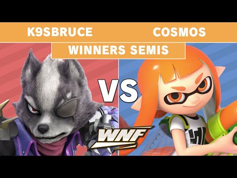 WNF 3.13 - K9sbruce (Wolf) Vs. Cosmos (Inkling) Winners Semi Finals - Smash Ultimate