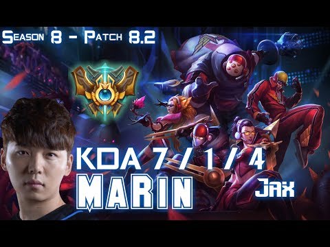 MaRin JAX vs RIVEN Top - Patch 8.2 KR Ranked