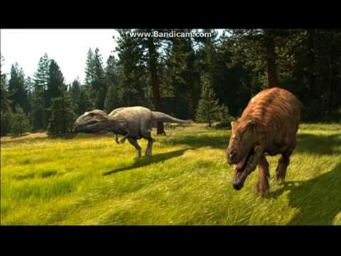 Carcharodontosaurus attack