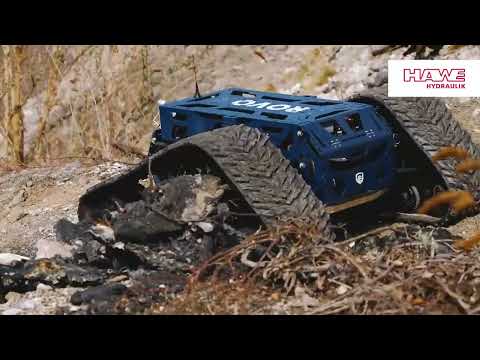 Roboter Plattform ROVO von HAWE Mattro im Gelände