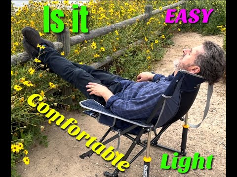 GCI Outdoor Comfort Pro Rocker Collapsible Rocking Chair & Outdoor Camping Chair