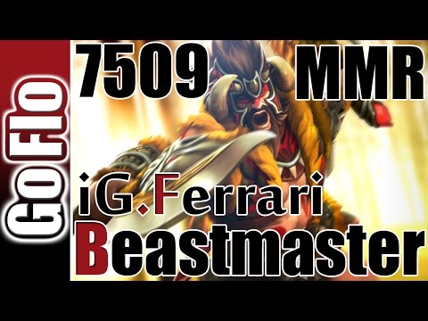 iG.Ferrari Beast Master 7509mmr Dota 2 Full Gamelay Dark Rift