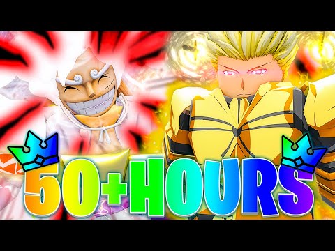 I Spent 50+ HOURS Going From NOOB TO PRO In Anime Crusaders! (Roblox)