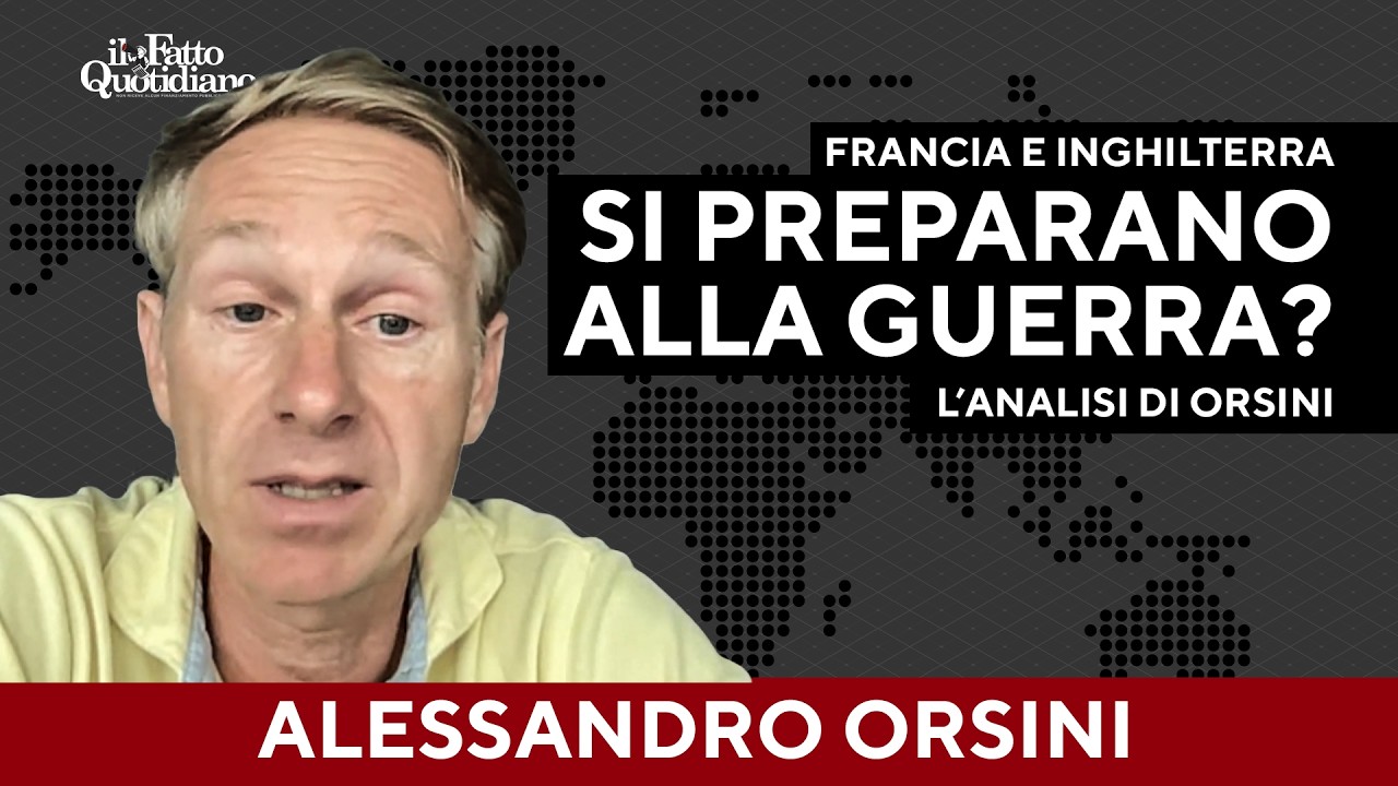 Orsini: “Francia e Inghilterra si stanno preparando a combattere contro la Russia”
