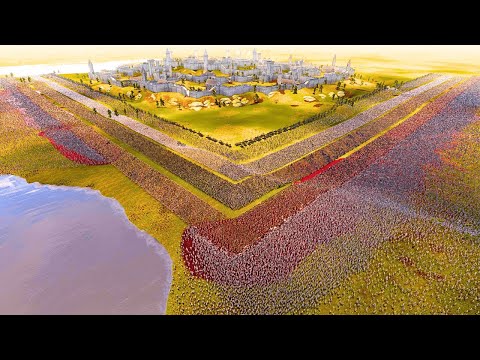 CAN HUMAN ARMY DEFEND THE FORTRESS FROM 3,000,000 EVIL ZOMBIES -  Epic Battle Simulator 2