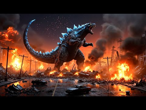 Godzilla vs U.S. Navy – Giant Titan Attack on New York