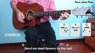 "Dead Flowers" Rolling Stones EZ Strum &amp; Sing Along