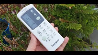 How to Use Air Conditioner Remote Controller || Whirlpool Split AC Remote All Functions ||  Hindi ||