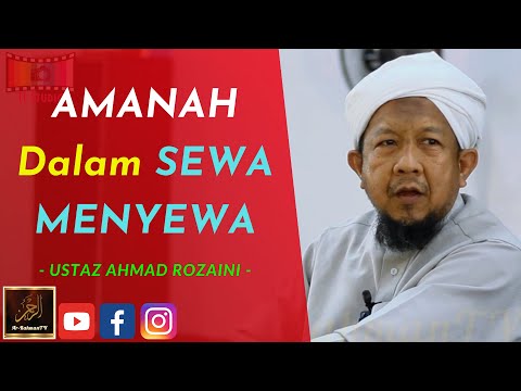 Ustaz Ahmad Rozaini - AMANAH Dalam SEWA MENYEWA