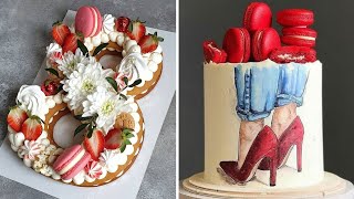 8 Most Amazing Cakes Decorating Video | So Tasty colorful Cakes Decoration