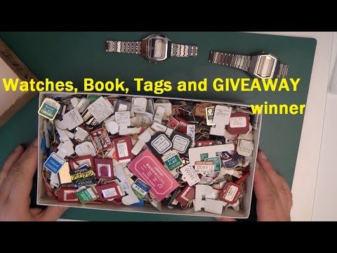 LCD Watches, Book, Tags and GIVEAWAY winner - Ep 52 - Vintage Digital Watches